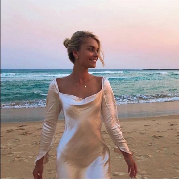 Princess Polly Star Power Mini Dress Champagne - Picture 8 of 11